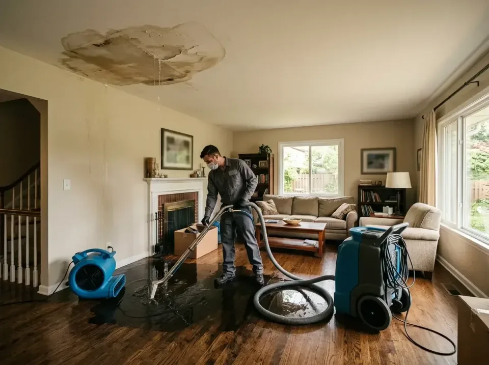 attic-pipe-burst-ceiling-drip-008 — frequently asked questions, Water Damage Restoration & Carpet Care in Maine